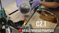cz. 1 Zalewanie plastrów drewna na seminaria o żywicy epoksydowej na targi Drema 2019