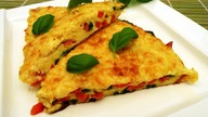 Frittata z salami i papryką - Video-Kuchnia. pl