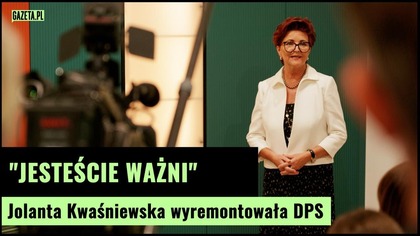 Jak mieszkają seniorzy w DPS-ie? Kwaśniewska zrobiła im metamorfozę
