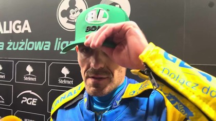 M.  Vaculik po meczu w Zielonej Górze - 13. 07. 2025r.