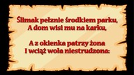 Ślimak - Jan Brzechwa - znane wierszyki dla dzieci czytane do poduszki