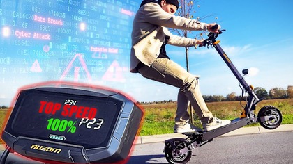 AUSOM L1 UKRYTE FUNKCJE I NAUKA WHEELIE na hulajnodze elektrycznej