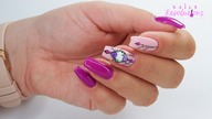 Ceramic flowers nails art tutorial / Cuccio