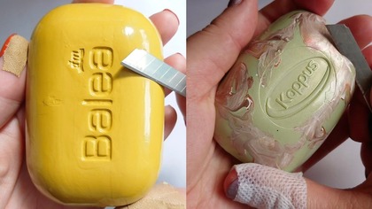 Soap Carving ASMR Relaxing Sounds no talking Satisfying ASMR Video