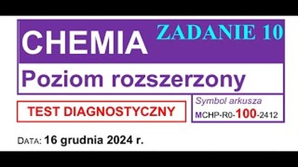 Grudzień próbny CHEMIA CKE 2024 | Zadanie 10 | Wodorotlenki metali ciężkich są nietrwałe i łatwo ..