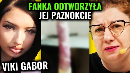 Fanka odtworzyła paznokcie VIKI GABOR  efekt zaskakujący