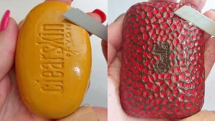 Soap Carving ASMR Relaxing Sounds no talking Satisfying ASMR Video