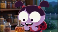 Ladybird Lu talking to the Secret Bug Formula 9