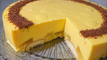 Sernik na zimno z ananasem  tradycyjny, bez pieczenia