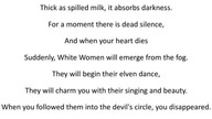 White Mists - poems Łukasz Przelaskowski @OkiemPisarza #poetry #łukaszprzelaskowski #thewitcher