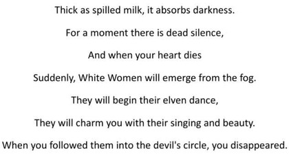 White Mists - poems Łukasz Przelaskowski @OkiemPisarza #poetry #łukaszprzelaskowski #thewitcher
