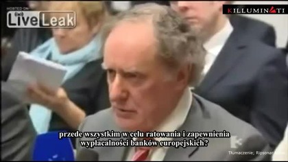 Dziennikarz przyparł do muru bankiera z Europejskiego Banku Centralnego