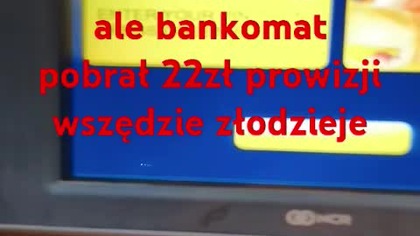 wypłacają 7 zł revolut nie pobrał żadnych pieniędzyale bankomat pobrał 22zł prowizji złodzieje