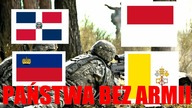10 PAŃSTW NIEPOSIADAJĄCYCH ARMII