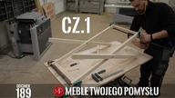 Cz. 1 Jesionowy stojak na kosz Mojżesza, rozcinanie, wyrównywaniu materiału