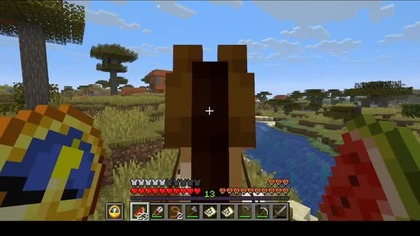 When you go so far that you come across another village #minecraft #gaming #game #bruh #games