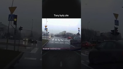 Wymuszenie w ostatniej chwili #polskiedrogi #kierowcy #wymuszenie