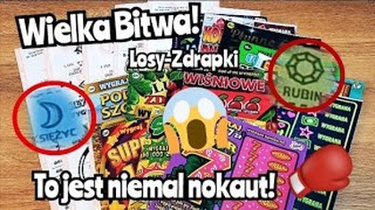 Zdrapki VS Losy!  Kolejne i to miażdżące zwycięstwo jednej ze stron! 