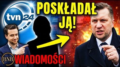 Z Ostatniej Chwili! Nagranie Awantury Czarnka Z TVN! Dziennikarka Prawie Się POPŁAKAŁA