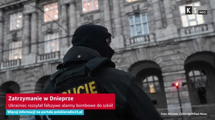 Zatrzymanie w Dnieprze.  Ukrainiec rozsyłał fałszywe alarmy bombowe do szkół [KS Info]