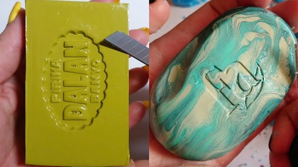 Soap Carving ASMR Relaxing Sounds no talking Satisfying ASMR Video #soapcarving #carvingsoap #acmp