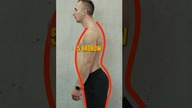 Wygięte lędźwie i odstający brzuch? HIPERLORDOZA cześć 1 #shorts