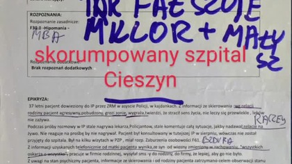 skorumpowany atak psychiatryczny na mnie przez skorumpowane burion Małysz Katarzyna