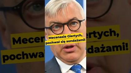Mecenasie Giertych, pochwal się sondażami! #Giertych #PO #KO #Koalicja #polityka