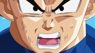 Vegeta got a LITTLE bit too angry