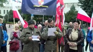 29. 09. 2022r Murem za Grzegorzem Braunem - protest pod Sejmem RP