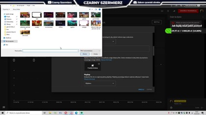 Streamek urodzinowy na którym gram w różne gierki P;