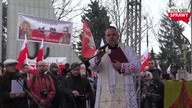 Kazanie Ks.  Tomasza Jochemczyka pod Sejmem przed Marszem Niepodległości