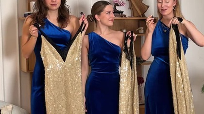 Mierzymy sylwestrowe sukienki na trzech sylwetkach