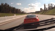 Wkurzony kierowca BMW zatrzymał karetkę pogotowia blokując ruch na autostradzie