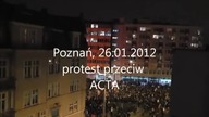 Protest przeciw ACTA - Poznań 26012012