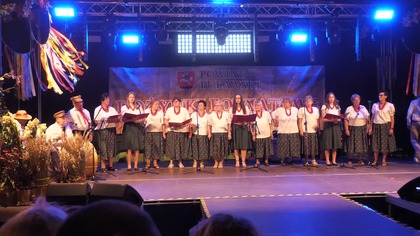 Wieź mnie koniku, wieź w wyk.  zespołu Kalina z Markuszowa na dożynkach powiatowych w Wąwolnicy