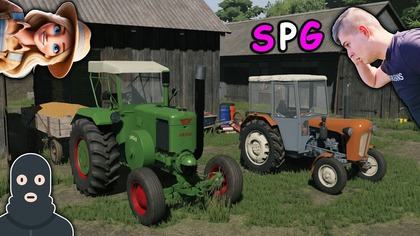 ZŁODZIEJ CHCIAŁ W NOCY UKRAŚĆ NAS CIĄGNIK PORZĄDKI NA GOSPODARSTWIE I SPRZEDAŻ ZBOŻASPG 43