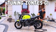 Tuning motocykla ZONTES G1 #motocykl #zontes #motovlog
