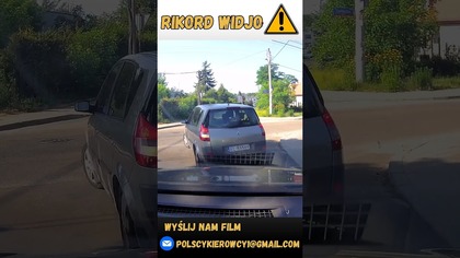 Chamskie wymuszenie pierwszeństwa i spowolnianie ruchu #shorts #polscykierowcy #viral #polska
