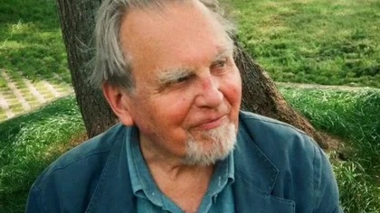 Wilno - miasto dzwonów.  Czesław Miłosz w rozmowie z Alwidą Bajor.  Zdjęcie autorstwa Aldwidy Bajor