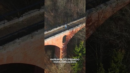 Szlak trasą nieistniejącej kolei zębatej.  Góry Sowie.