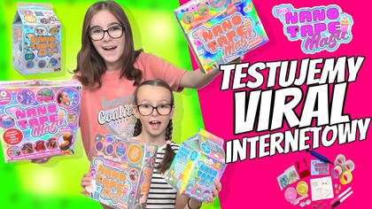 TESTUJEMY VIRAL INTERNETOWY.  NANO TAPE MAGIC #fikimikiagatkiimoniki