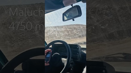 Maluchem na 4750 m. n. p. m #fiat126p #classiccar