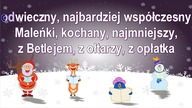 Pastorałka Biała ziemia z linią melodyczną szybciej