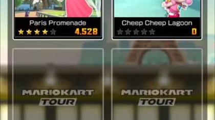 Mario Kart Tour Paris Tour Peach Cup Cheep Cheep Lagoon