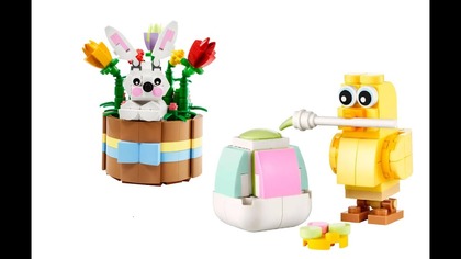  AL: Układamy LEGO - Malowanie pisanek z kurczakiem & Wielkanocny koszyk  1 THE END