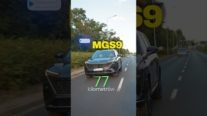 To auto jest większe niż myślisz  MGS9 PHEV
