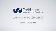 OVH - Jak zmienić wersję PHP