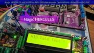 Magic HERCULES and V-USB on AVR.  HID data transfer/animations direct from DELPHI.