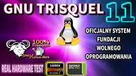GNU LINUX TRISQUEL 11 - 100% LIBRE - BY FREE SOFTWARE FOUNDATION - Polski test wolnej dystrybucji -